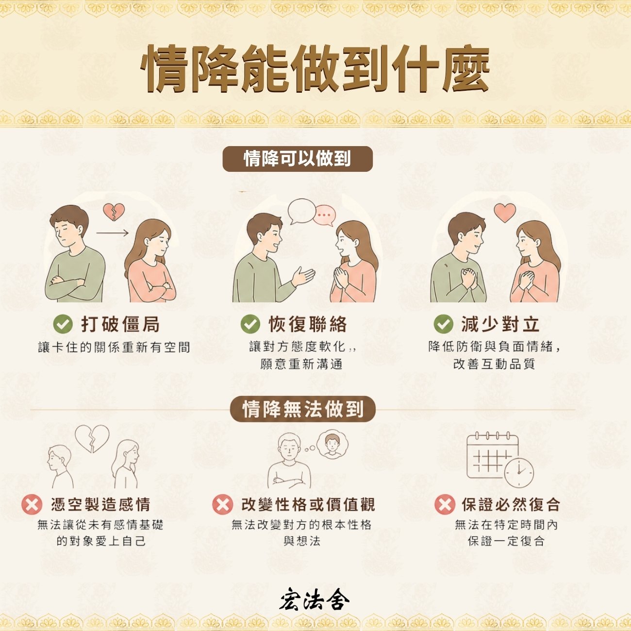 情降能做到什麼