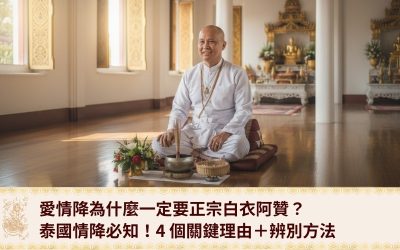 白衣阿贊是泰國愛情降的關鍵？4個選擇正宗白衣師傅要點，助你成功挽回感情