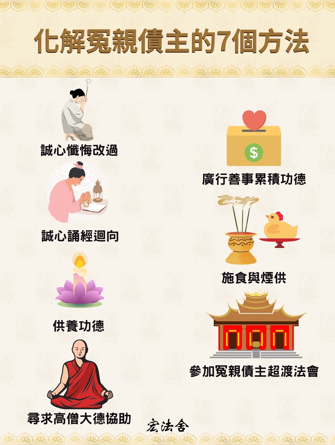 化解冤親債主的7個方法